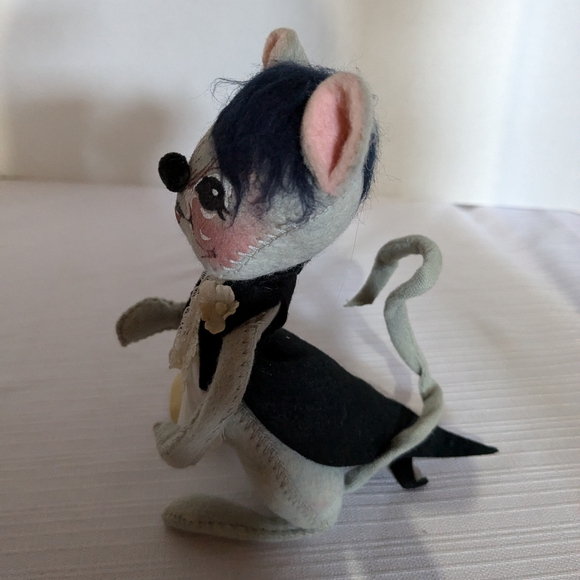 VTG AnnaLee dolls mice bride and groom couple wedding mouse - Picture 5 of 17